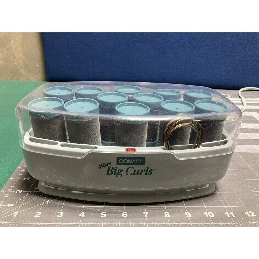 Conair Big Curls Hot Roller Set - Preowned, Tested Missing 3 Clips